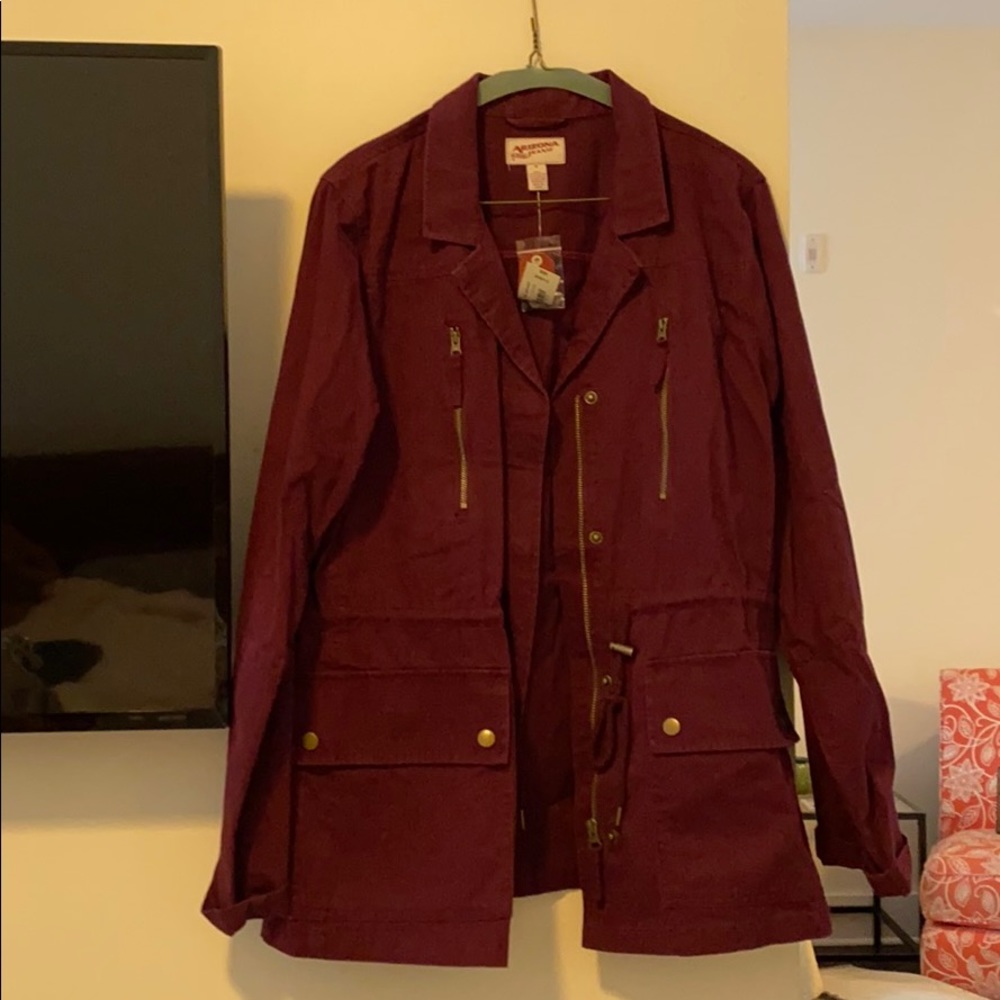 Never worn Arizona Jean Co. Zip Up Jean Jacket